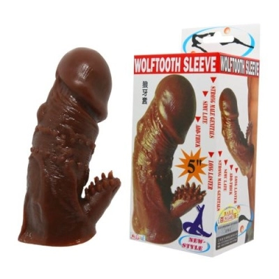 Насадка реаличтичная с клиторальным отростком тёмная Wolftooth BAILE